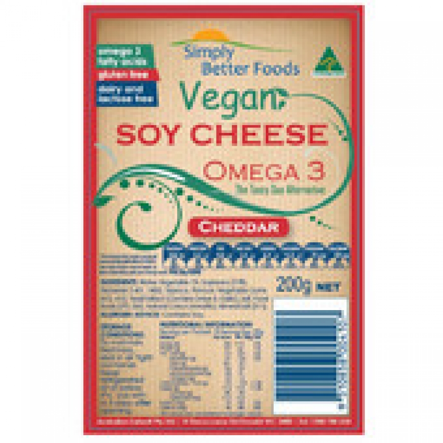 Simply Better Soy Cheese Omega 3 200g