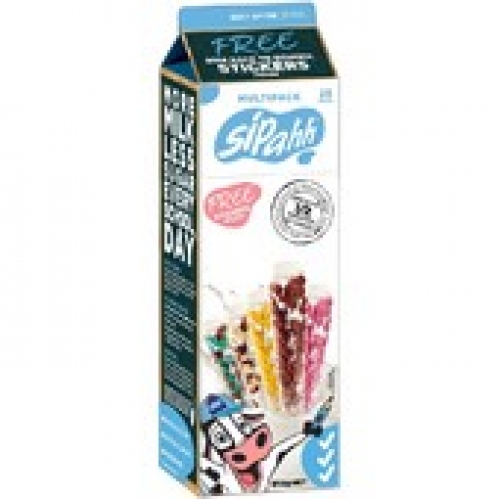 Sipahh Milk Variety Straws 25 pack 87.5g
