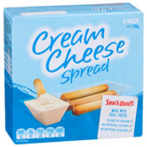 Snackabouts Cream Cheese 6 pack 138g