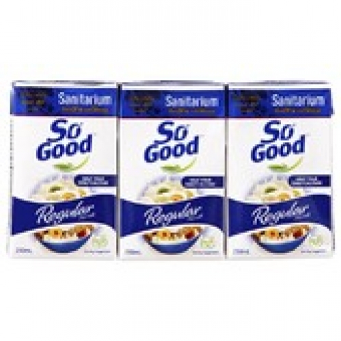 So Good Regular Soy Drink 250mL 3 pack