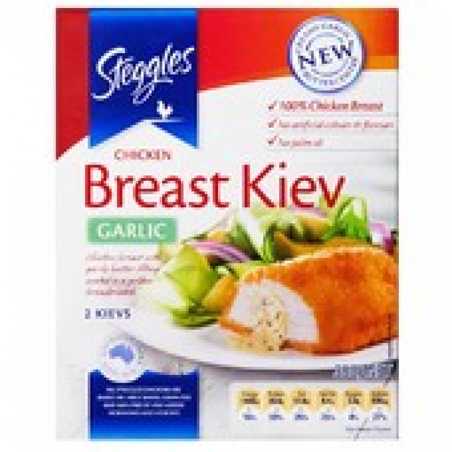 Steggles Frozen Garlic Chicken Kiev 350g