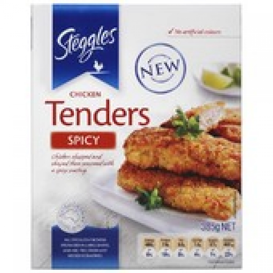 Steggles Hot & Spicy Chicken Tenders 385g
