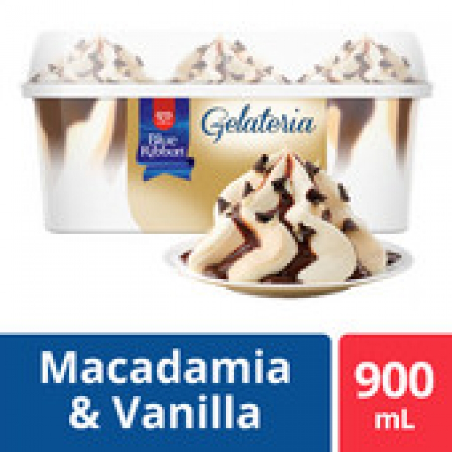 Streets Blue Ribbon Gelateria Vanilla & Macadamia 900mL