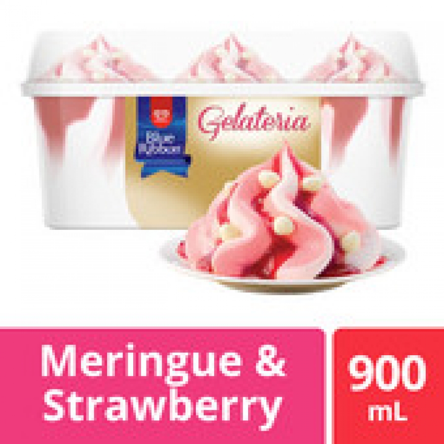 Streets Blue Ribbon Meringue & Strawberry Gelateria 900mL