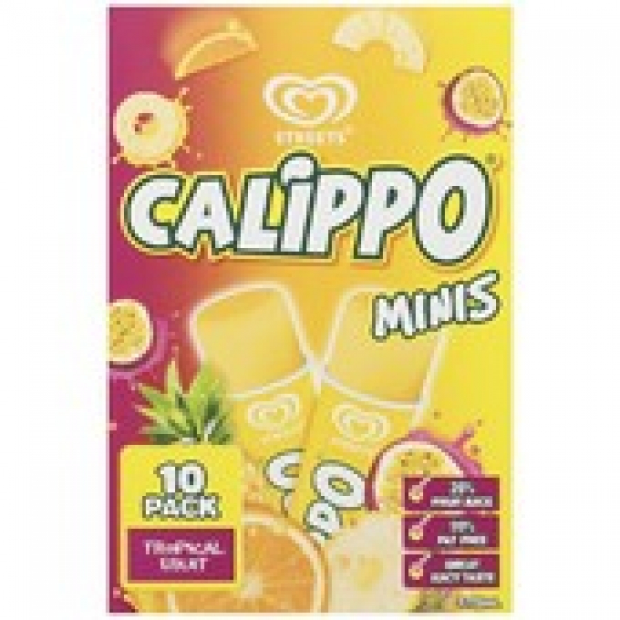 Streets Calippo Tropical Fruit Minis 10 pack 575mL