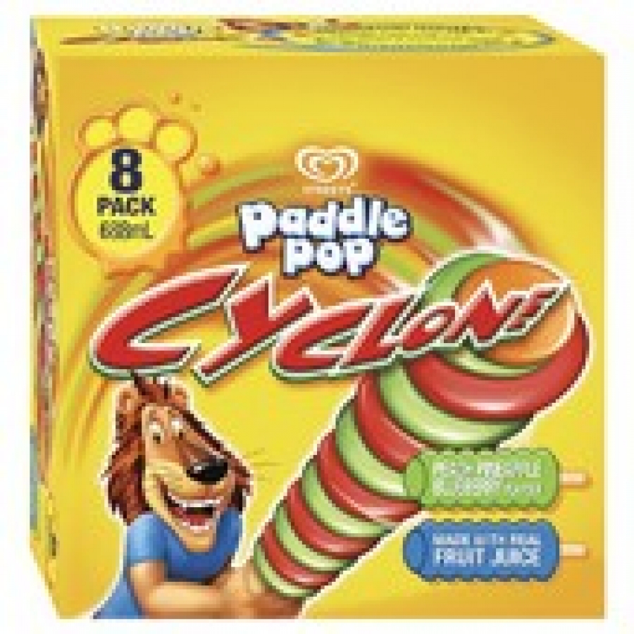 Streets Paddle Pop Cyclone 8 pack 690mL