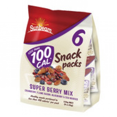 Sunbeam 100 Calorie Super Berry Mix 6 pack