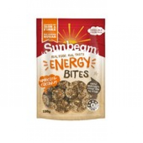 Sunbeam Energy Bites Apricot & Coconut 130g