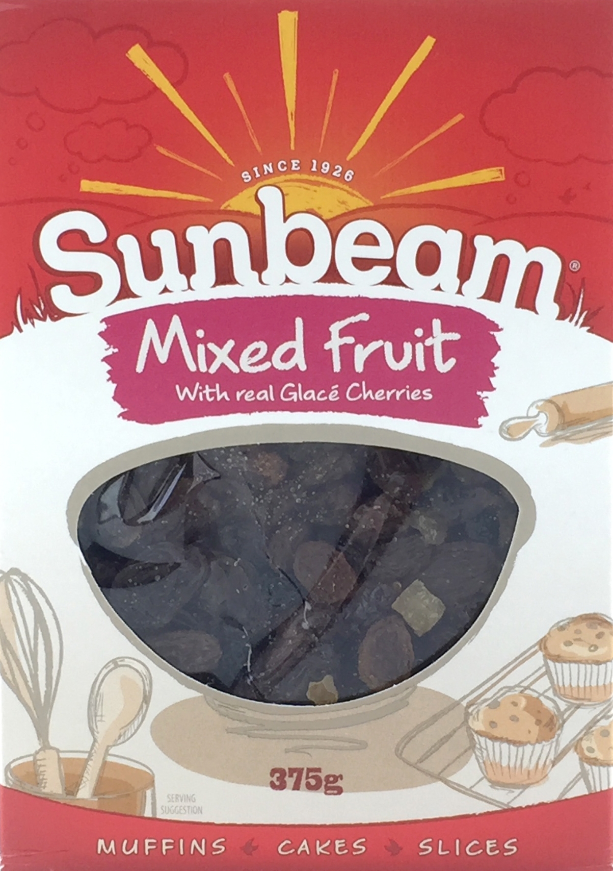 Sunbeam Mixed Dried Fruit 375g