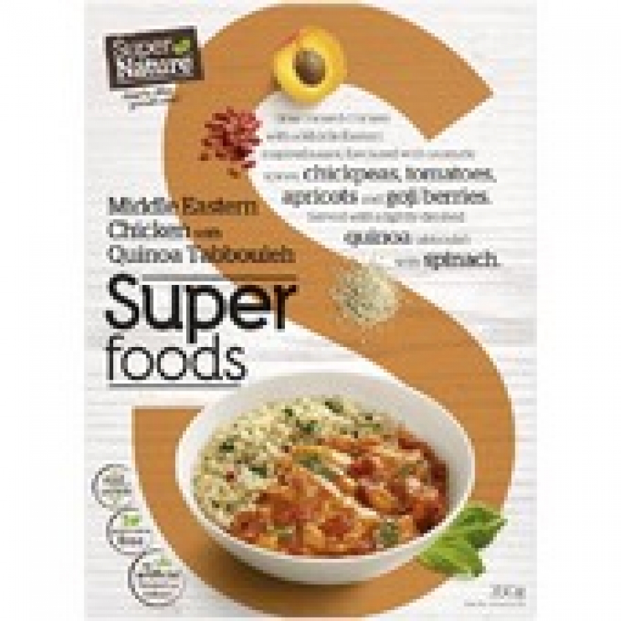 Super Nature Chicken Quinoa Tabbouleh Frozen Meal 350g