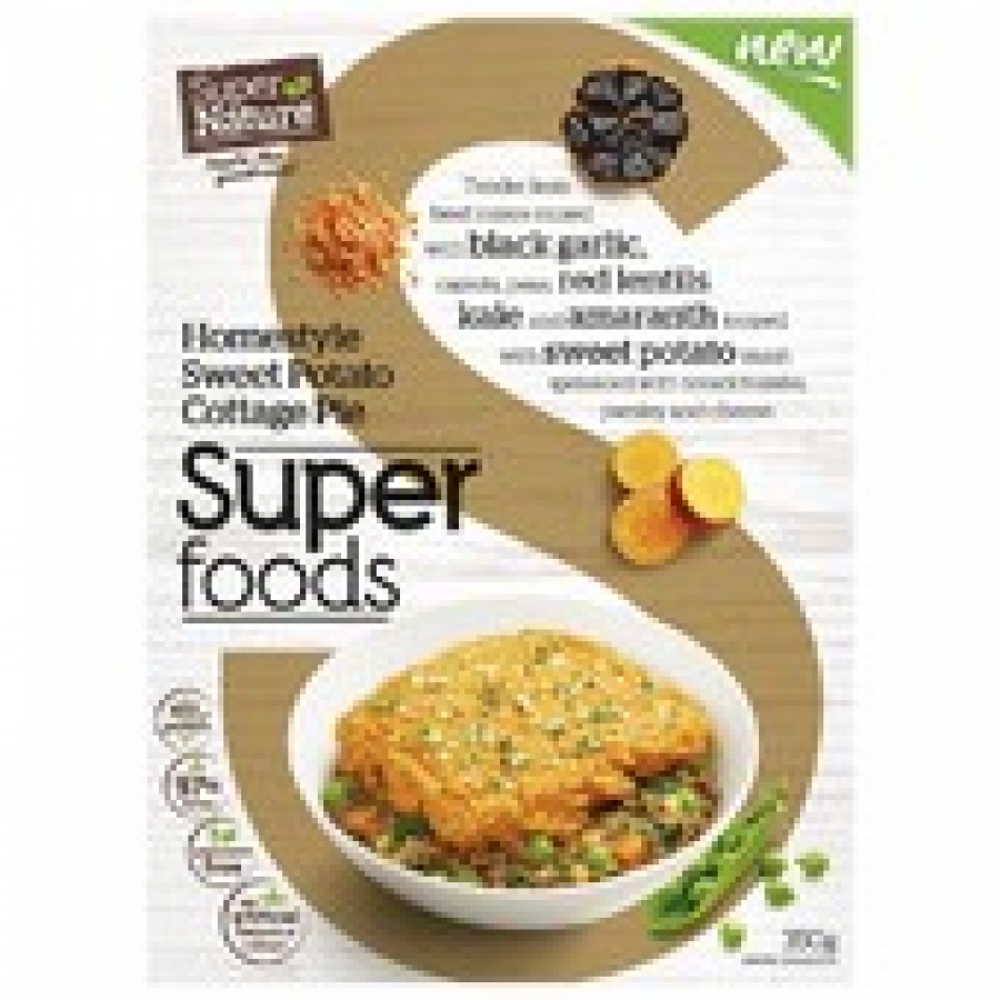Super Nature Super Foods Sweet Potato Cottage Pie Frozen Meal 350g