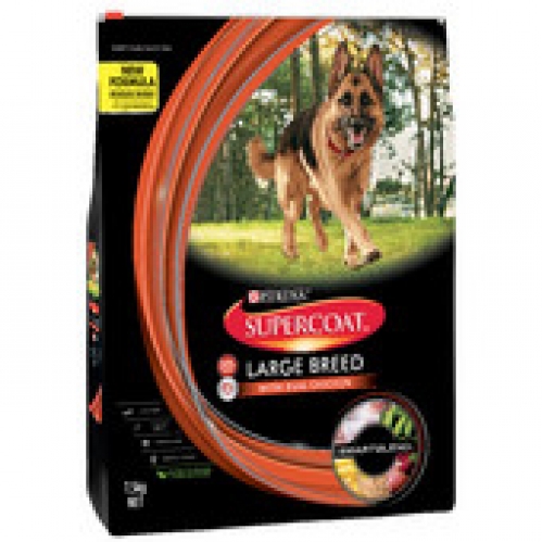 Supercoat Large Breed with Real Meat Dry Dog Food 7.5kg