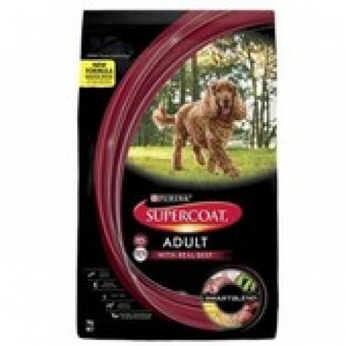 Supercoat Real Beef Dry Dog Food 3kg