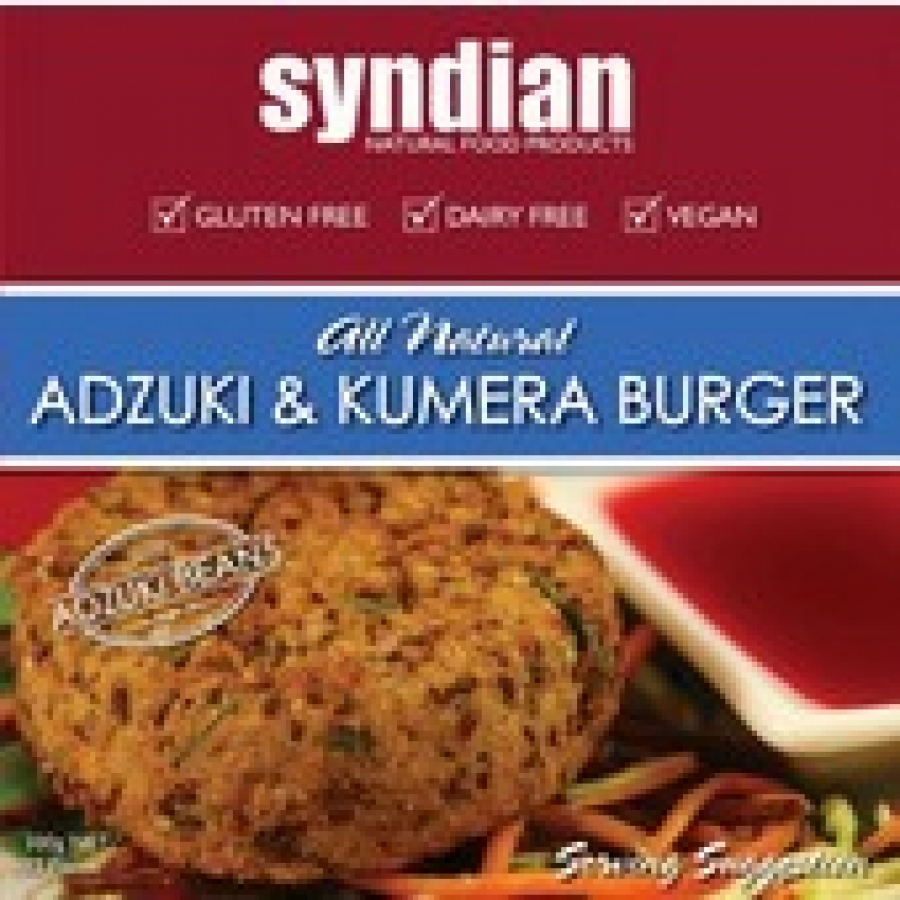 Syndian Frozen Adzuki & Kumara Burger 340g