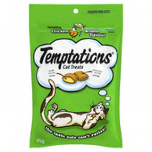 Temptations Tempting Chicken Tuna Cat Treats 85g