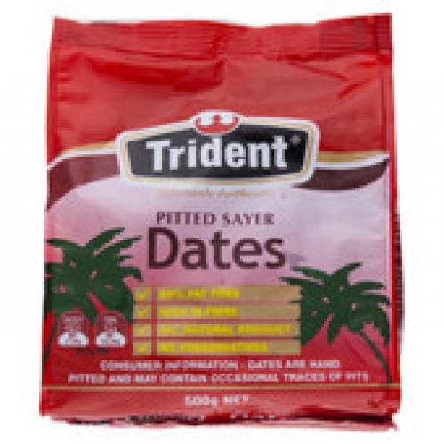 Trident Dried Pitted Dates 500g