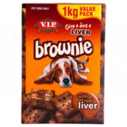 V.I.P. Liver Brownie Dog Treats 1kg