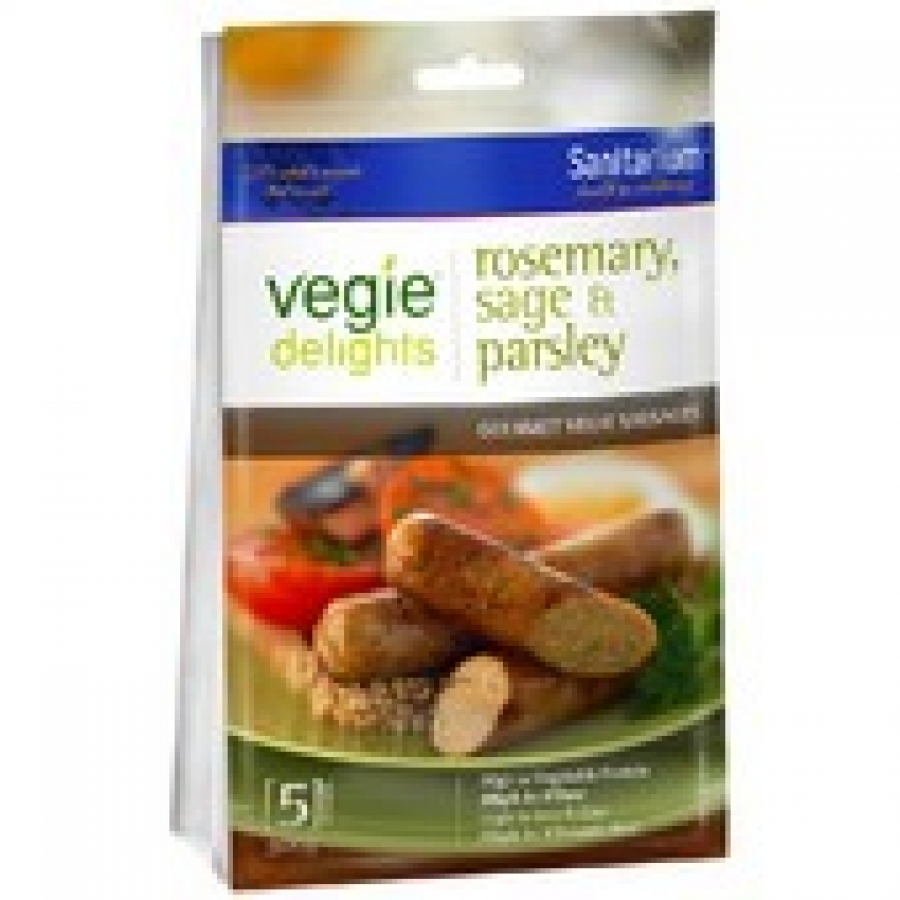 Vegie Delights Bean Supreme Rosemary Sage & Parsley Vegie Sausages 300g