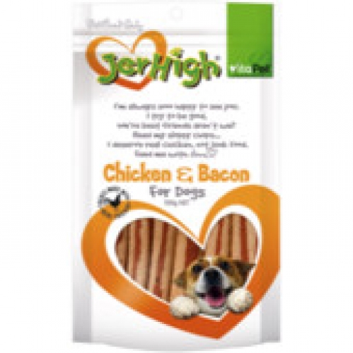 Vitapet Jerhigh Bacon Dog Treats 100g