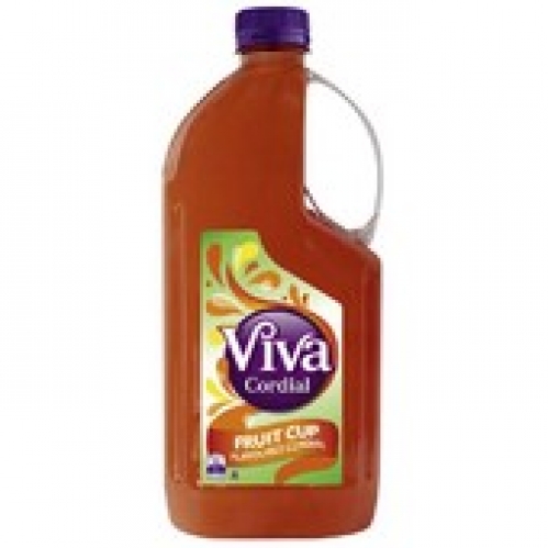 Viva Fruit Cup Cordial 2L