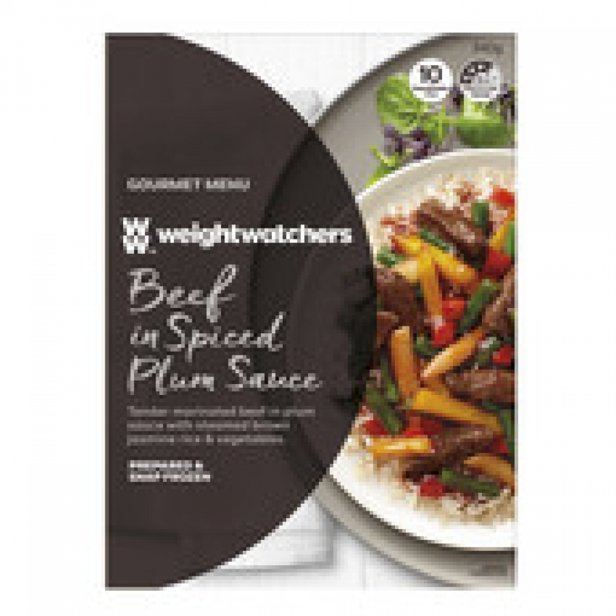 Weight Watchers Gourmet Menu Beef In Spiced Plum Sauce Frozen Meal 340g