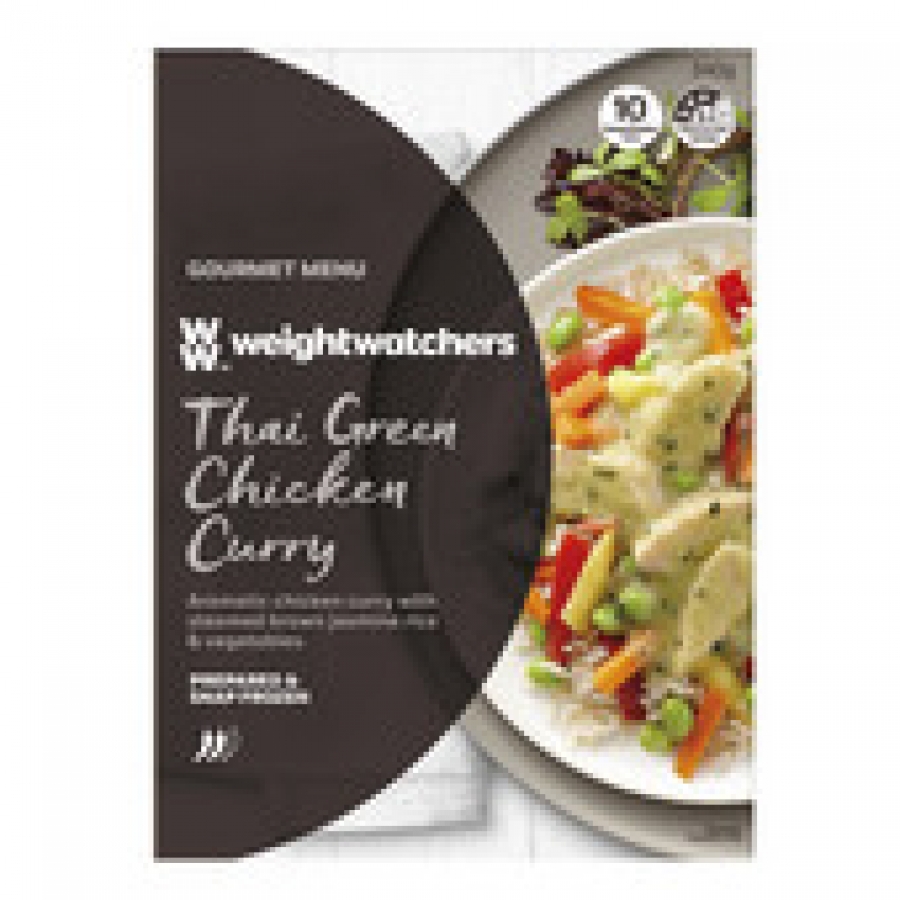 Weight Watchers Gourmet Menu Thai Green Chicken Curry Frozen Meal 340g