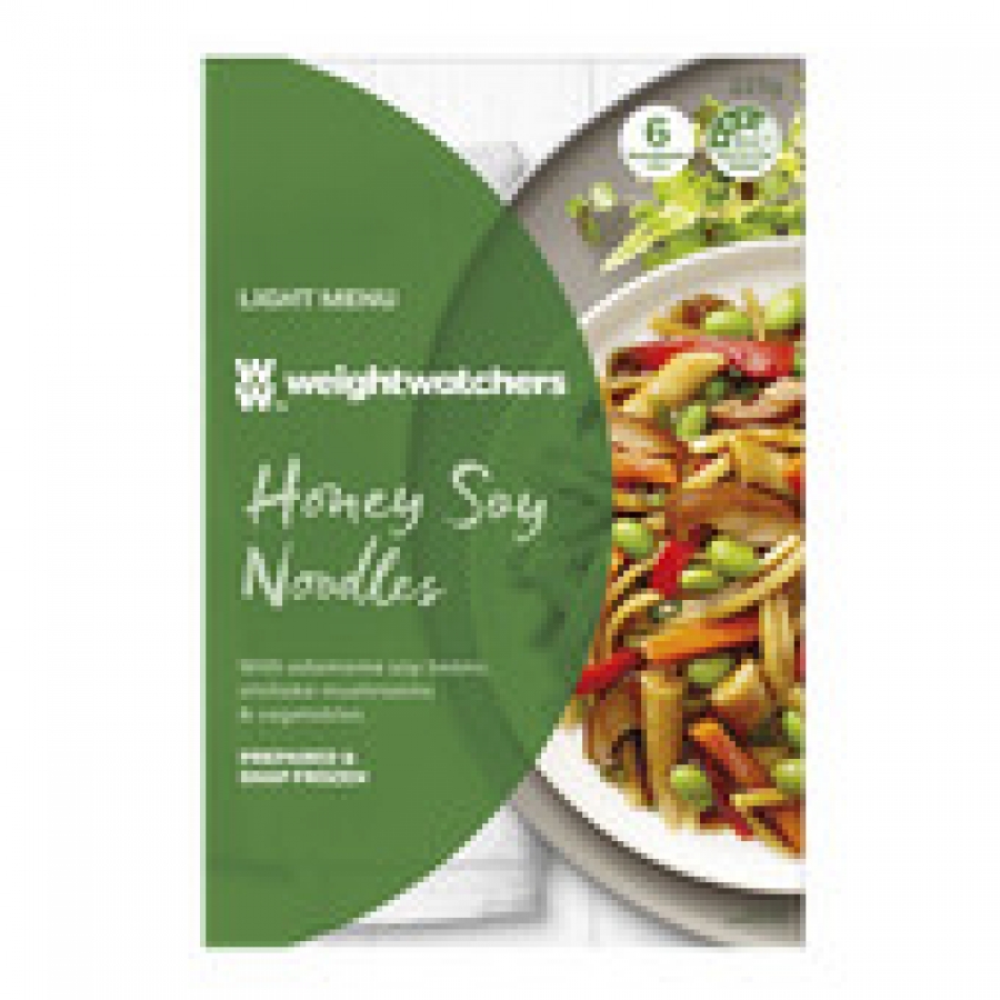 Weight Watchers Light Menu Honey Soy Noodles Frozen Meal 225g