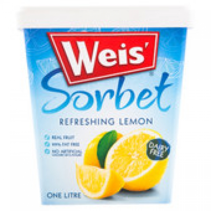 Weis Refreshing Lemon Sorbet 1L