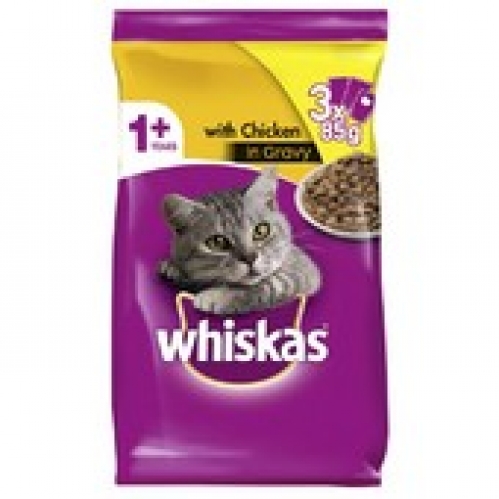 Whiskas Favourites Chicken Chunks In Sauce 255g