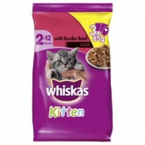 Whiskas Favourites Kitten Beef Loaf 255g