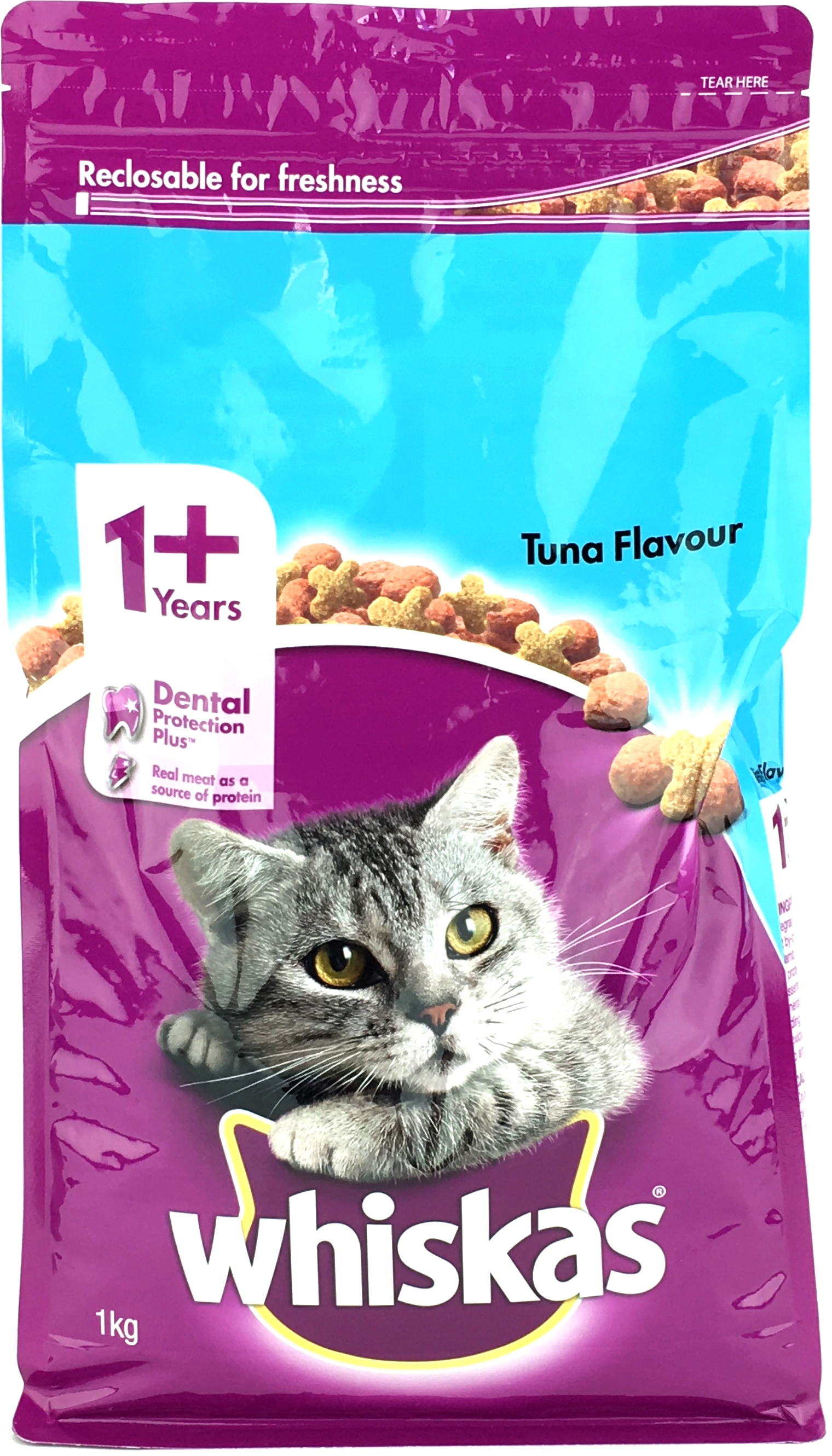 Whiskas Tuna Adult Dry Cat Food 1kg