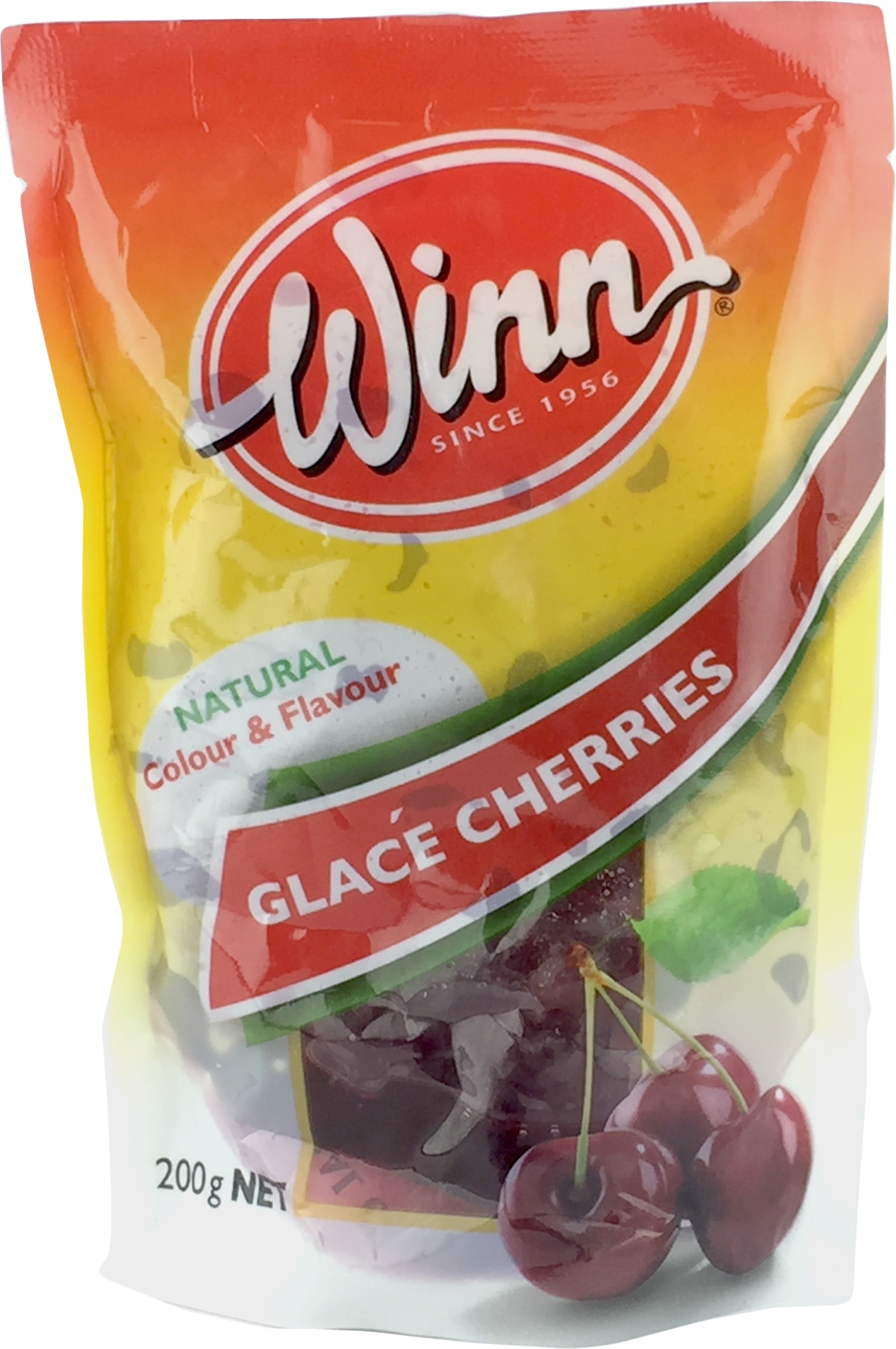 Winn Red Glace Cherries 200g
