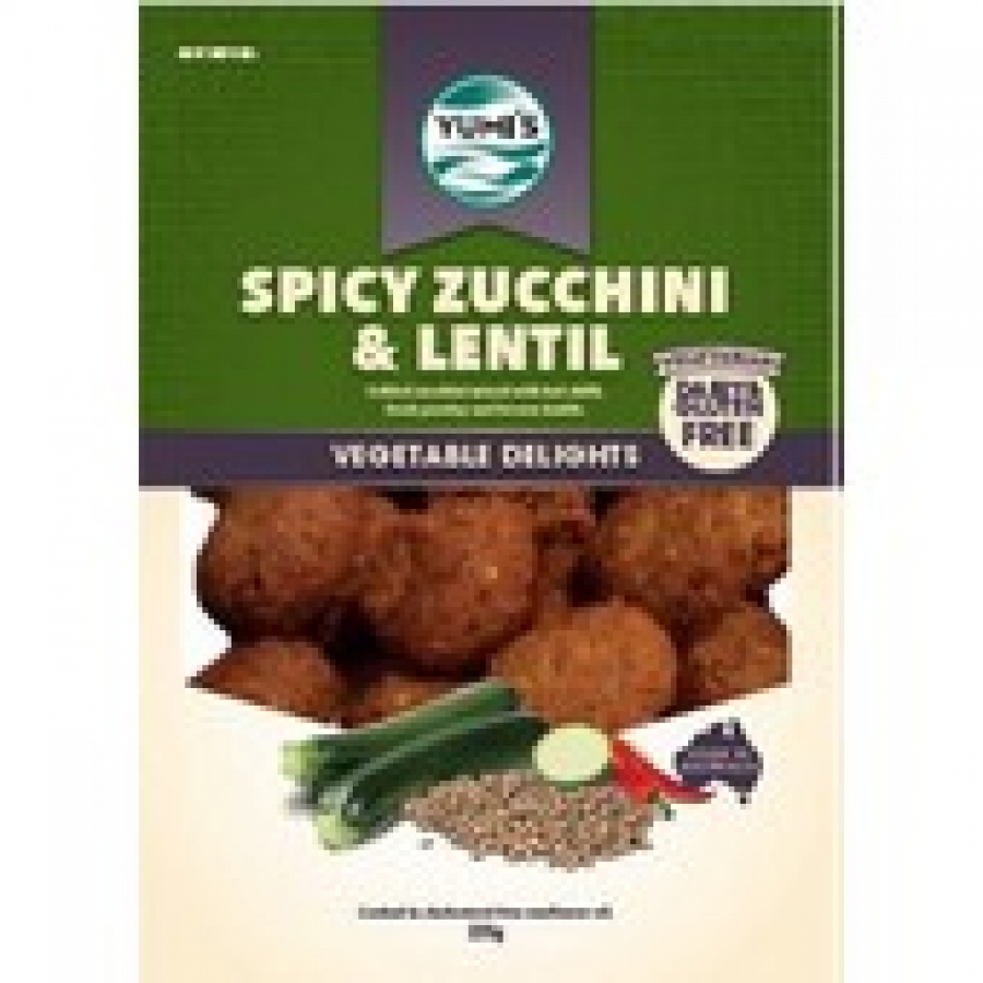 Yumi's Spicy Zucchini & Lentil Vegetable Delights 225g